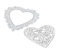 Fustelle in metallo a forma di cuore stencil modello per vacanze, San Valentino, compleanno, matrimonio, scrapbooking, per la creazione di biglietti per il Regno Unito dalla Cina Stencil Artcraft di