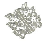 Fustelle in metallo a forma di farfalla, sagome per goffratura, per scrapbooking, diario, decorazione di biglietti