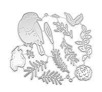 Fustelle in metallo a forma di uccello, stencil per goffratura, per realizzare biglietti, album di ritagli, artigianato di carta, realizzato a mano, in metallo, per la creazione di biglietti