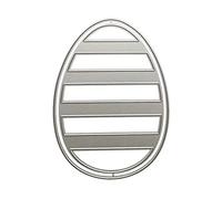 Fustelle in metallo a forma di uovo di Pasqua, in acciaio al carbonio, per goffratura, stencil, scrapbooking, biglietti, fustelle in metallo per realizzare biglietti