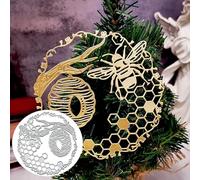 Fustelle in metallo a nido d'ape a nido d'ape, stencil per fai da te, scrapbooking, biglietti, decorazioni in rilievo, per scrapbooking e biglietti