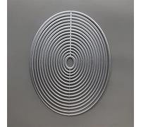 Fustelle in metallo con bordo ovale per la creazione di biglietti, goffratura, album fotografici, francobolli, modelli artigianali, stencil, stencil, scrapbooking, accessori per la creazione di