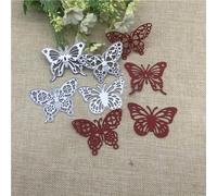 Fustelle in metallo con cornice a farfalla, 12,1 x 9,5 cm, per realizzare biglietti, album di ritagli, modelli artigianali con carta, stencil