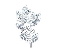 Fustelle in metallo con foglie ondeggianti, stencil per goffratura, scrapbooking, biglietti di auguri, album di ritagli, decorazioni