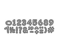 Fustelle in metallo con numeri e lettere, stencil per album di ritagli, biglietti di carta, fustelle in metallo per lavori artigianali