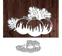 Fustelle in metallo con palline di Natale, con albero di Natale e fiocco di neve, stencil per fai da te, album di ritagli, decorazioni per goffratura, per realizzare biglietti