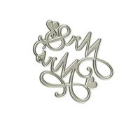 Fustelle in metallo fustellate a forma di cuore Mr Mrs goffratura stencil stampi per scrapbooking carta foto diario decorazione fustelle in metallo taglio regalo di compleanno decorazioni