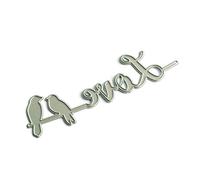 Fustelle in metallo fustellate in acciaio al carbonio con uccellini, stencil per goffratura, stencil per biglietti di auguri, scrapbooking, decorazioni con uccellini d'amore, fustelle in metallo per
