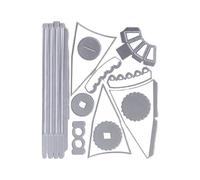 Fustelle in metallo fustellate per goffratura, stencil a ombrello, stencil per album di ritagli, biglietti e decorazioni