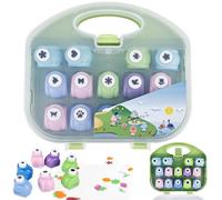 Fustelle per Carta, 14 Pezzi - Fustellatrici per Bambini e Scrapbook Fai Da Te, Rotonde per Album Fotografici e Inviti