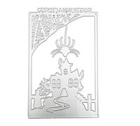 Fustelle per goffratura di Halloween, a forma di casa di Halloween, in acciaio al carbonio, per realizzare biglietti, scrapbooking, vestire