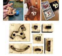 Fustelle per stampi per goffratura a cavallo a dondolo 7 pezzi per forniture