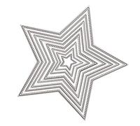 Fustelle Stencil Taglio Dies, U-horizon Cutting Dies Stars Stella per DIY scrapbooking, album fotografico, carta decorativa, fai da te, regalo