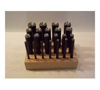 Fustelle trancianti tonde taglio metalli orafo 22 pz Dapping Cutter round tools