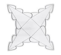 Fustelle triangolari in metallo, per scrapbooking, stencil, biglietti, goffratura, album fotografico, decorazione, scrapbooking, stencil