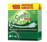 2x Svelto 188 PASTIGLIE LAVASTOVIGLIE TABS DETERSIVO CLASSICO ECO FORMULA PRO
