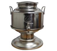 FUSTINO 5 LITRI INOX BELVIVERE ACCIAIO INOX 18/10 CONTENITORE GRAFFATO OLIO VINO