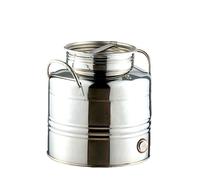 Fustino Fusto Inox Aggraffato da 5 litri per olio mod. Milano 18/10