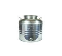 CONTENITORE BIDONE OLIO 30 lt BELVIVERE FUSTINO FUSTO IN ACCIAIO INOX ALIMENTARE