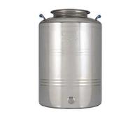 CONTENITORE BIDONE OLIO 30 lt BELVIVERE FUSTINO FUSTO IN ACCIAIO INOX ALIMENTARE