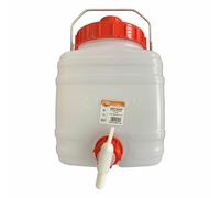 Fustino serbatoio con rubinetto sifinato con tappo latta in plastica da 5 a 25 L