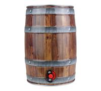 Fusto 5 litri con rubinetto, aspetto legno