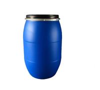 Fusto Alimentare in Plastica con Coperchio, Bidone HDPE Rinforzato per Conservazione Acqua e Fermentazione, Barile Ermetico a Bocca Larga(120l)