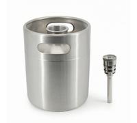 Fusto con Lancia Tipo S da 5 Litri Mini Fusto in Acciaio Inox a Parete Singola