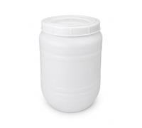 Fusto da spedizione, contenitore liquidi con bocca larga a vite | Barile d’acqua HDPE a bocca larga, contenitore rotondo con maniglie laterali per casa e giardino(10L/22x29cm)