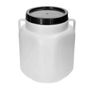 Fusto di stoccaggio 30 L fusto per erbe bianco con coperchio fusto quadrato...
