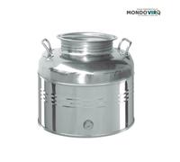 Fusto fustino per x olio acciaio inox bidone contenitore 15 lt rubinetto fustini
