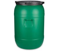 Fusto in plastica a bocca larga con coperchio contenitore GD-0142