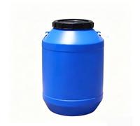 Fusto In Plastica Blu Da 25-60 L Per Trasporto E Stoccaggio Con Coperchio | Fusto per spedizioni con coperchio, design a tenuta d'aria, fusto per acqua, grande fusto blu in plastica
