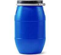 Fusto in Plastica per Alimenti da 30 Litri con Coperchio, Contenitore Resistente per Acqua, Versatile per Uso Domestico, al Ristorante E in Fabbrica.