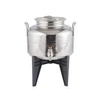 FUSTO OLIO SALDATO ACCIAIO INOX “EUROPA” LT.5 SANSONE RUBINETTO + SUPPORTO FERR 22962