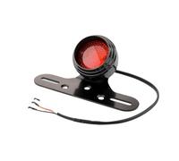 FUSW3T Lampada Posteriore Fanale Posteriore Per Moto Con Staffa Per Targa Integrata, Lampada Da Per Corsa Universale A LED