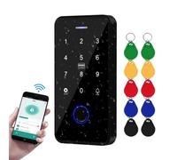 FusyTuly Bluetooth Tuya Tastiera di Controllo Accessi IP68 Impermeabile RFID Controller Accesso 13.56MHz Biometria Impronte Touch Keyboard System + 10pcs Keyfobs