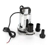 Futchoy Pompa sommergibile DC 12V 160 W in acciaio inox per irrigazione lavaggio auto portata massima: 6000 l/h