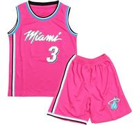 FUTERLY Completo Basket Bambino,2 Pezzi Completo Basket Ragazzo,Divisa Baskets Bambino,Senza Maniche Maglia Baskets Bambini,Canotta Basketball Bambini e Pantaloncini 8-10 Anni,L