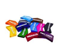 Futhark Contatori MTG/contatori parole chiave per Magic The Gathering - Set di 60 gettoni MTG codificati a colori - Gameplay migliorato con questo grande regalo Magic The Gathering