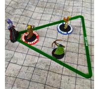 Futhark Set di 16 modelli di incantesimi per area di effetto, in acrilico, per DND e altri giochi di ruolo