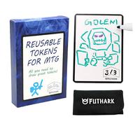 Futhark Set di carte token MTG cancellabili a secco, reversibili, riutilizzabili, double-face, universali, Proxy Cards for Magic: The Gathering, accessori MTG regalo