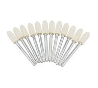 Futheda 12PCS 5 mm, conico, feltro, lucidatura, feltro lucidatura ruota lucidatura strumenti per gioielli, vetro, pietra, ceramica, nail art