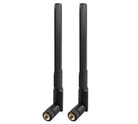 Futheda 2 Pezzi Antenna WiFi Bi-Banda 2.4GHz 5GHz 5.8GHz 8dBi MIMO RP-SMA Maschio Omnidirezionale per Telecamera di Sicurezza IP Telecamera di Retromarcia FPV Router WiFi Scheda PCIE Rete Senza Fili