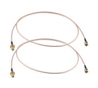 Futheda 2 pezzi Cavo RP SMA Prolunga Antenna WiFi Adattatore da RP-SMA Maschio a RP-SMA Femmina RG316 1m per Scheda di Rete Wireless Mini PCI Express PCIE Router WiFi Telecamera Sicurezza IP