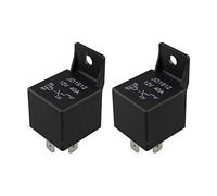 Futheda 2 relè standard per auto, 4 pin, 12 V, 40 A, JD1912, SPST, per auto, resistente, compatibile con automobili, camion, furgoni, moto, barche