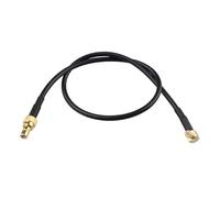 Futheda Cavo Antenna DAB Adattatore MCX Maschio ad Angolo Retto a SMB RG174 Cavo Prolunga Antenna 30cm Compatibile con DAB FM/AM Blaupunkt Beat TechniSat Sony Kenwood Alpine Pioneer Pure Revo JVC