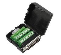 Futheda D-SUB DB25 maschio Breakout Board adattatore connettore 25 pin adattatore porta seriale senza saldare al modulo di segnale connettore terminale bulloni lunghi e dadi con custodia