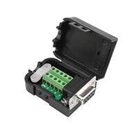 Futheda D-SUB DB9 RS232 femmina Breakout Board Adapter Connettore 9 pin 2 fila Seriale Port Solderless Terminal Block Adattatore Connettore Modulo di Segnale con Custodia