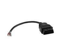 Futheda OBD-II 16 pin per terminare Open Plug Wire Cable OBD2 maschio 16 pin connettore rotondo estensione cavo diagnostico 30 cm